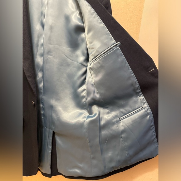 Topman 1-button blazer (navy; 38R) - Picture 3 of 11